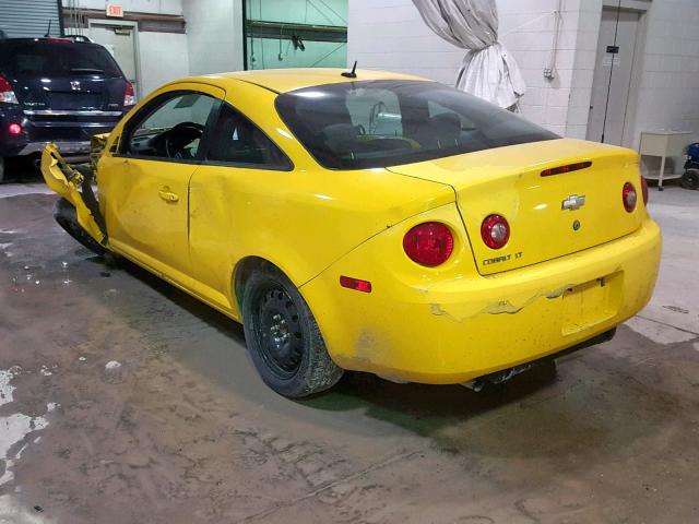 1G1AT18H897168459 - 2009 CHEVROLET COBALT LT YELLOW photo 3