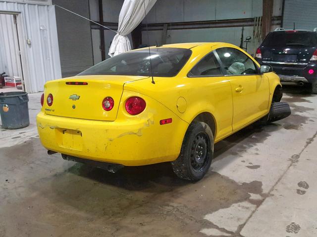 1G1AT18H897168459 - 2009 CHEVROLET COBALT LT YELLOW photo 4