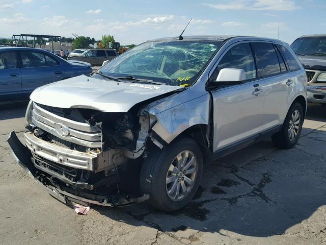 2FMDK4JC7ABB04170 - 2010 FORD EDGE SEL SILVER photo 2