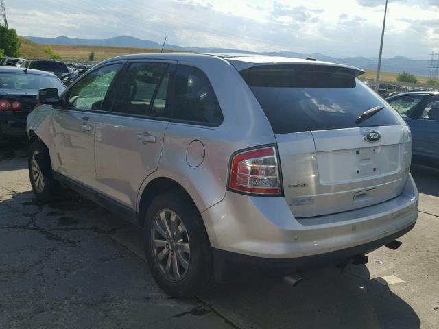 2FMDK4JC7ABB04170 - 2010 FORD EDGE SEL SILVER photo 3