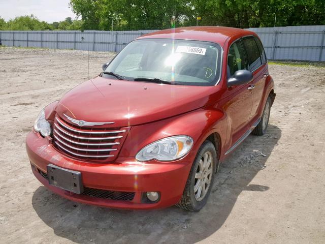 3A4GY5F95AT141638 - 2010 CHRYSLER PT CRUISER RED photo 2