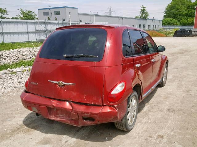 3A4GY5F95AT141638 - 2010 CHRYSLER PT CRUISER RED photo 4