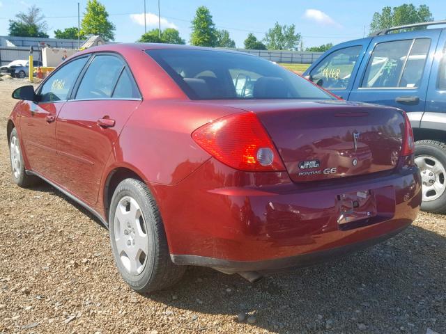 1G2ZF57B184118450 - 2008 PONTIAC G6 VALUE L RED photo 3