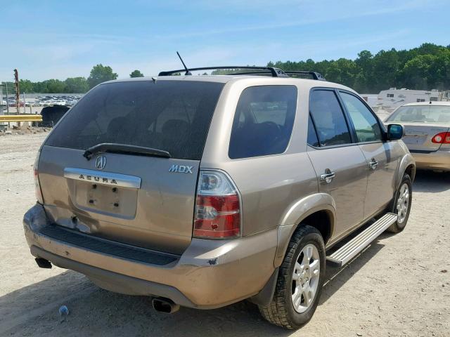 2HNYD18644H518369 - 2004 ACURA MDX TOURIN GOLD photo 4