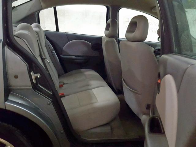 1G8AJ55F26Z124359 - 2006 SATURN ION LEVEL GRAY photo 6