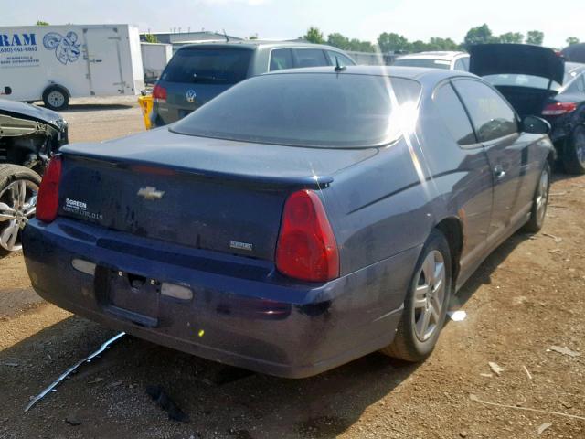 2G1WJ15K279237802 - 2007 CHEVROLET MONTE CARL BLUE photo 4