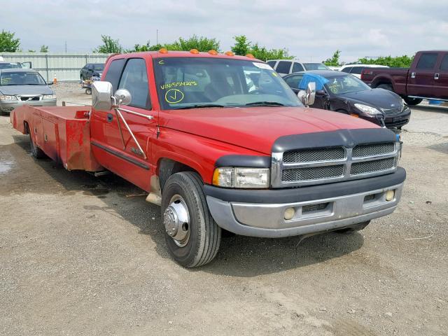 1B7MC3367XJ554215 - 1999 DODGE RAM 3500 RED photo 1