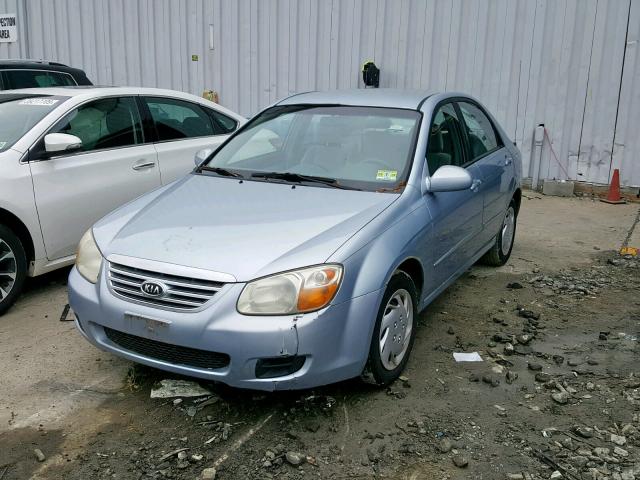 KNAFE121975450604 - 2007 KIA SPECTRA EX BLUE photo 2