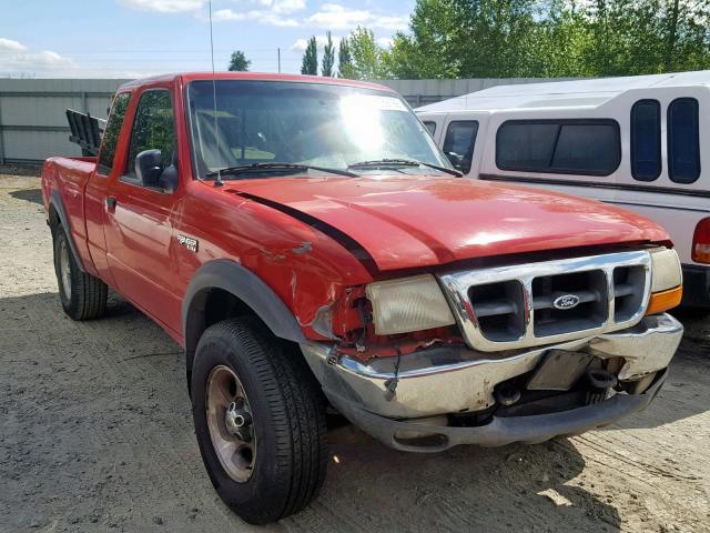 1FTZR15X0XTA79249 - 1999 FORD RANGER SUP RED photo 1