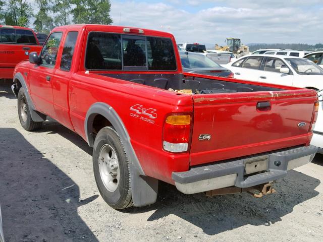 1FTZR15X0XTA79249 - 1999 FORD RANGER SUP RED photo 3