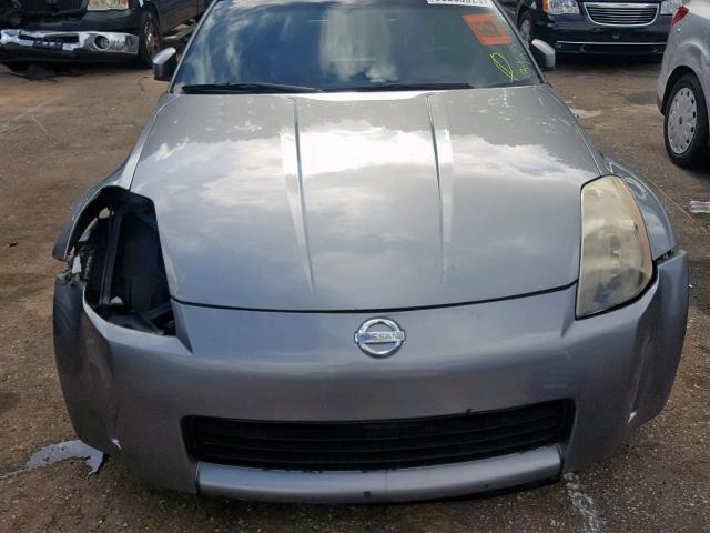 JN1AZ34D85M609364 - 2005 NISSAN 350Z COUPE GRAY photo 9