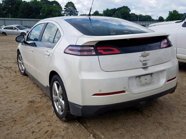 1G1RD6E42EU158536 - 2014 CHEVROLET VOLT WHITE photo 3