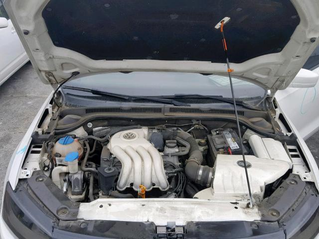 3VW1K7AJXBM029839 - 2011 VOLKSWAGEN JETTA BASE 白色 照片 7