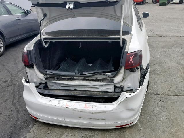 3VW1K7AJXBM029839 - 2011 VOLKSWAGEN JETTA BASE 白色 照片 9