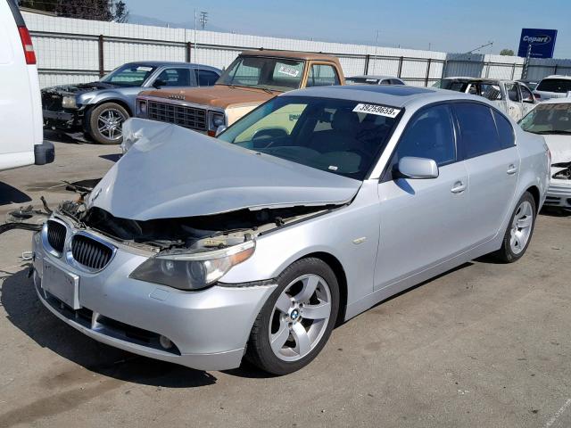 WBANA53584B175871 - 2004 BMW 525 I SILVER photo 2