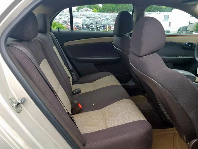 1G1ZC5EB3AF102678 - 2010 CHEVROLET MALIBU 1LT ოქროსფერი ფოტო 6