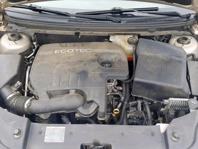 1G1ZC5EB3AF102678 - 2010 CHEVROLET MALIBU 1LT ოქროსფერი ფოტო 7