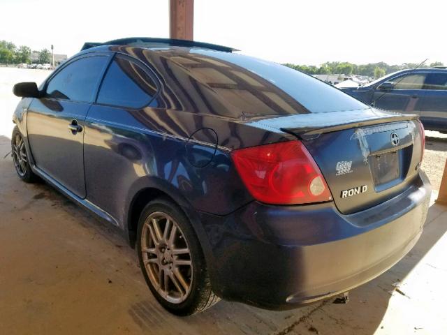 JTKDE177960089824 - 2006 TOYOTA SCION TC ლურჯი ფოტო 3