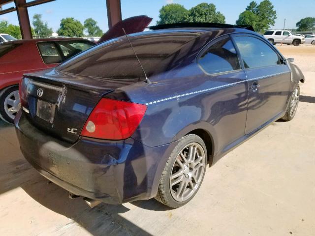 JTKDE177960089824 - 2006 TOYOTA SCION TC ლურჯი ფოტო 4