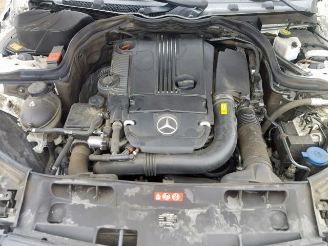 WDDGF4HB2EA967257 - 2014 MERCEDES-BENZ C 250 WHITE photo 7