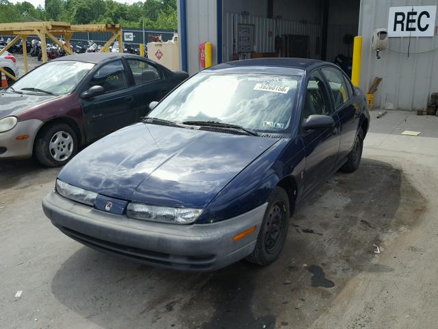 1G8ZH528XXZ219161 - 1999 SATURN SL1 BLUE photo 2