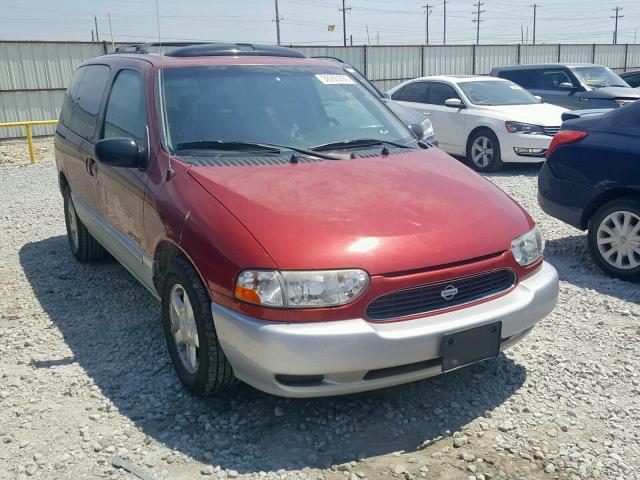 4N2XN11T0XD832422 - 1999 NISSAN QUEST SE RED photo 1
