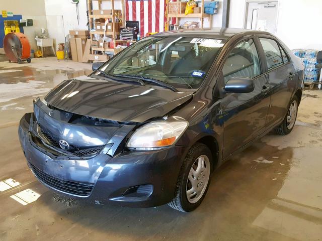 JTDBT923374002534 - 2007 TOYOTA YARIS GRAY photo 2