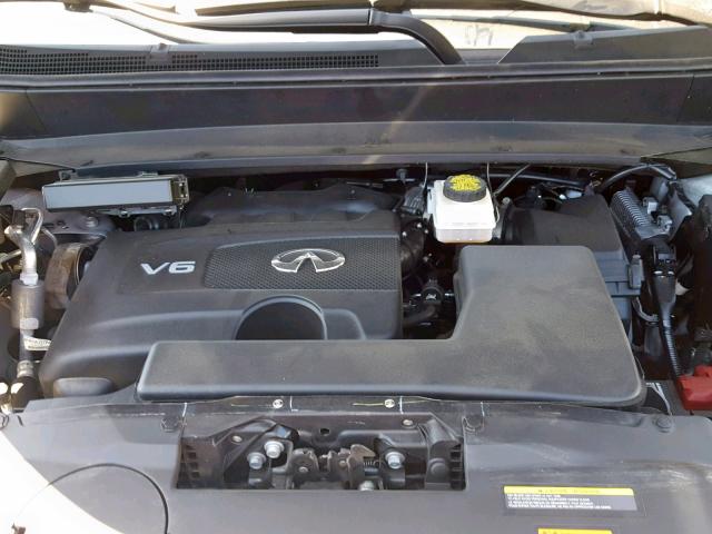 5N1DL0MM6KC557983 - 2019 INFINITI QX60 LUXE SILVER photo 7