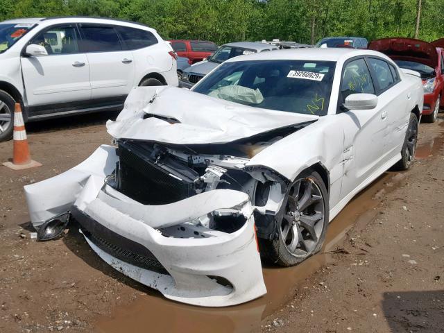 2C3CDXHG2KH512406 - 2019 DODGE CHARGER GT WHITE photo 2