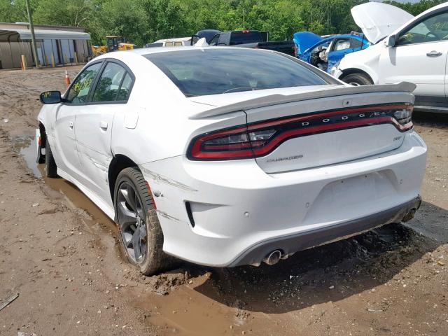 2C3CDXHG2KH512406 - 2019 DODGE CHARGER GT WHITE photo 3