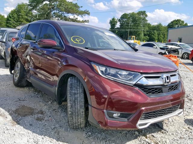 7FARW1H86HE001824 - 2017 HONDA CR-V EXL GRAY photo 1