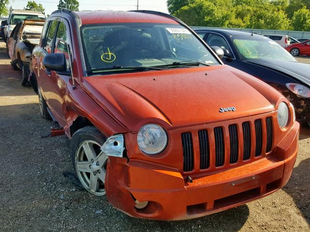 1J8FF47W68D776916 - 2008 JEEP COMPASS SP Қызғылт сары фото 1