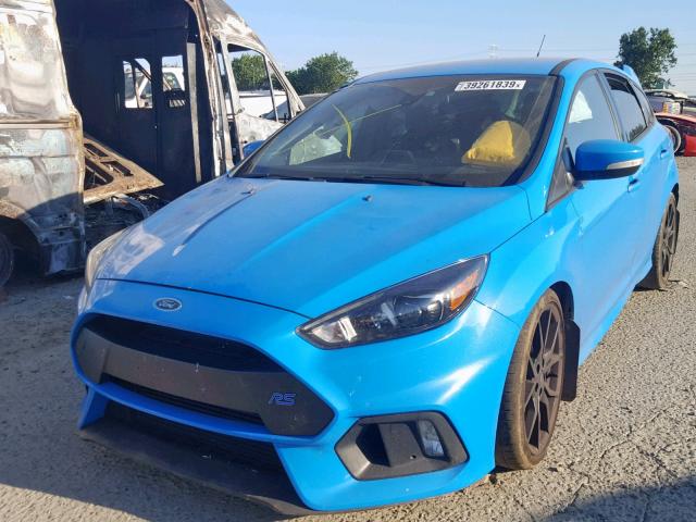 WF0DP3TH7G4115534 - 2016 FORD FOCUS RS BLUE photo 2