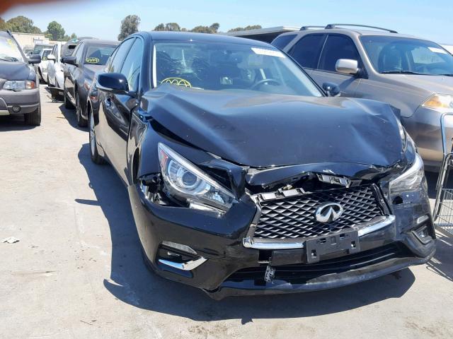 JN1EV7APXJM366881 - 2018 INFINITI Q50 LUXE BLACK photo 1