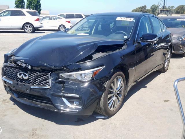 JN1EV7APXJM366881 - 2018 INFINITI Q50 LUXE BLACK photo 2