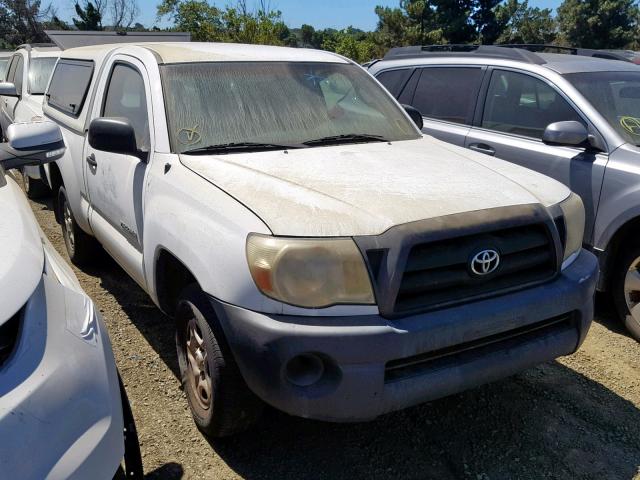 5TENX22N68Z567458 - 2008 TOYOTA TACOMA WHITE photo 1