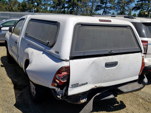 5TENX22N68Z567458 - 2008 TOYOTA TACOMA WHITE photo 3