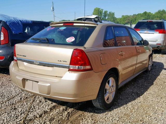 1G1ZT62885F120274 - 2005 CHEVROLET MALIBU MAX 金色 照片 4