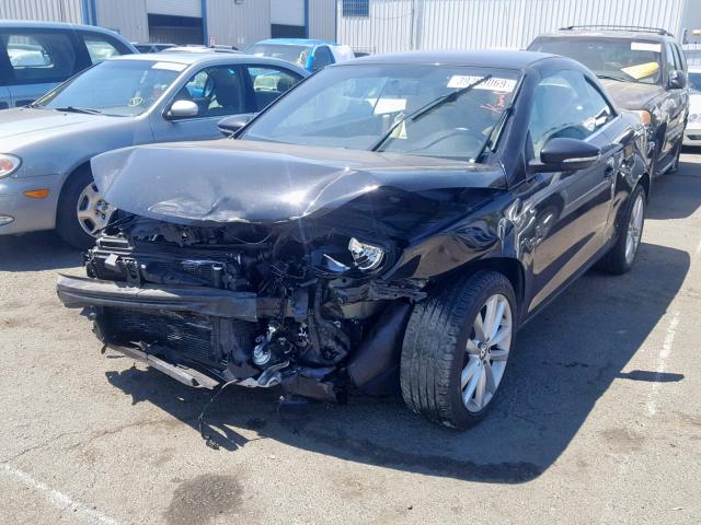 WVWBW8AH0DV000566 - 2013 VOLKSWAGEN EOS KOMFOR 黑色 照片 2