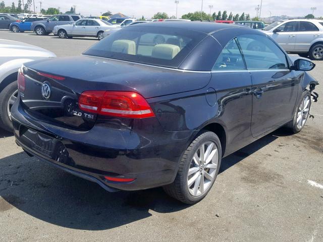 WVWBW8AH0DV000566 - 2013 VOLKSWAGEN EOS KOMFOR 黑色 照片 4