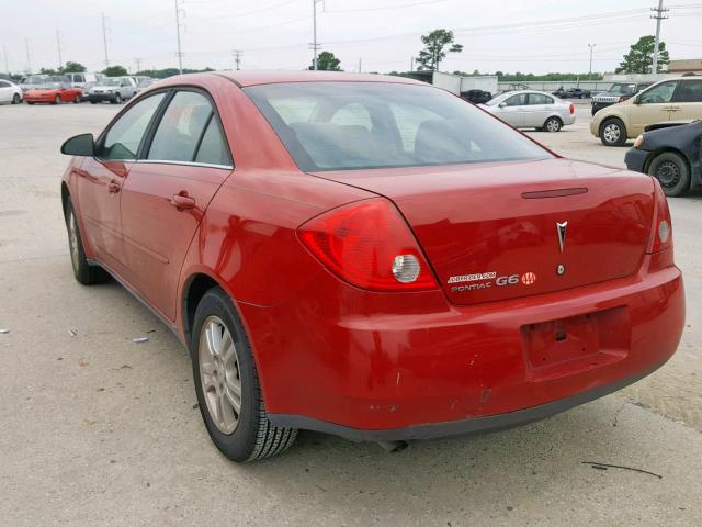 1G2ZF55B164223294 - 2006 PONTIAC G6 SE RED photo 3