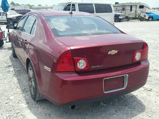 1G1ZD5EB5AF324779 - 2010 CHEVROLET MALIBU 2LT RED photo 3