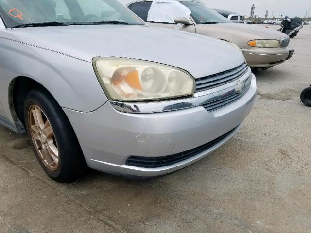 1G1ZT64805F103496 - 2005 CHEVROLET MALIBU MAX ვერცხლისფერი ფოტო 9