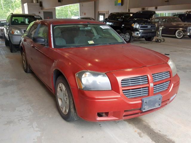 2D4FV47T46H154284 - 2006 DODGE MAGNUM SE MAROON photo 1