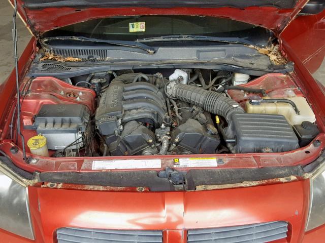 2D4FV47T46H154284 - 2006 DODGE MAGNUM SE MAROON photo 7