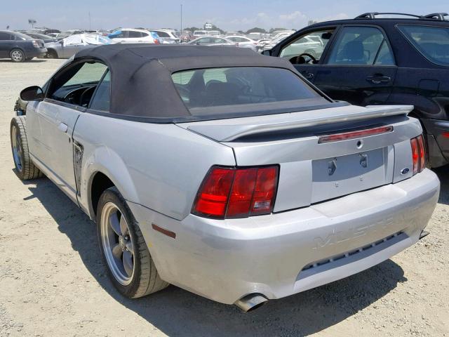 1FAFP45X9YF297030 - 2000 FORD MUSTANG GT SILVER photo 3