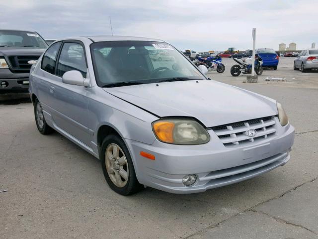 KMHCG35CX5U358862 - 2005 HYUNDAI ACCENT GS SILVER photo 1