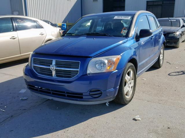 1B3HB48A39D143954 - 2009 DODGE CALIBER SX BLUE photo 2