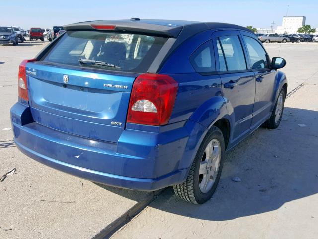 1B3HB48A39D143954 - 2009 DODGE CALIBER SX BLUE photo 4