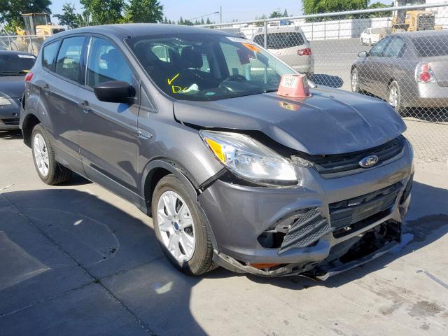 1FMCU0F78EUC85628 - 2014 FORD ESCAPE S GRAY photo 1